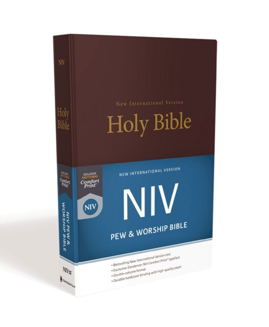NIV Pew and Worship Bible Hardcover Burgundy