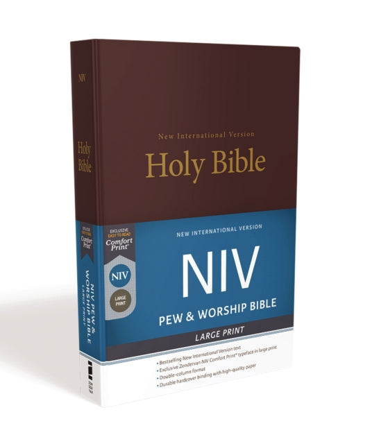 NIV Pew and Worship Bible Large Print Hardcover