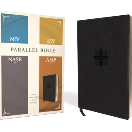 NIV KJV NASB Amplified Parallel Bible Leathersoft