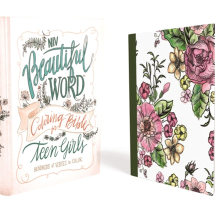 NIV, Beautiful Word Coloring Bible for Teen Girls, Hardcover: Hundreds of Verses to Color