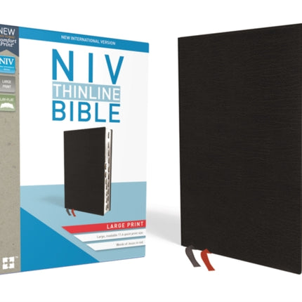 NIV Thinline Bible Large Print Bonded Leather