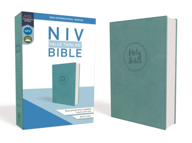 NIV, Value Thinline Bible, Leathersoft, Teal, Comfort Print