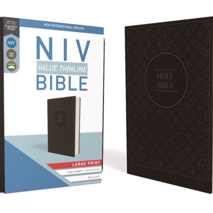 NIV Value Thinline Bible Large Print Leathersoft