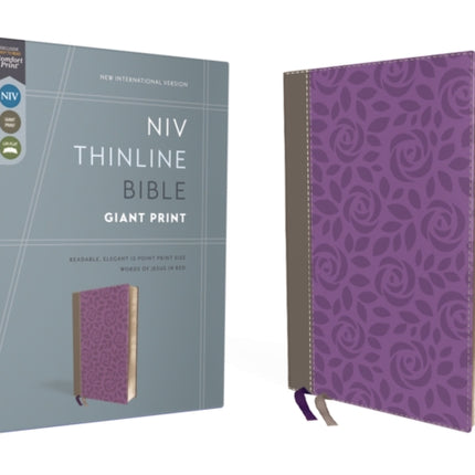 NIV Thinline Bible Giant Print Leathersoft