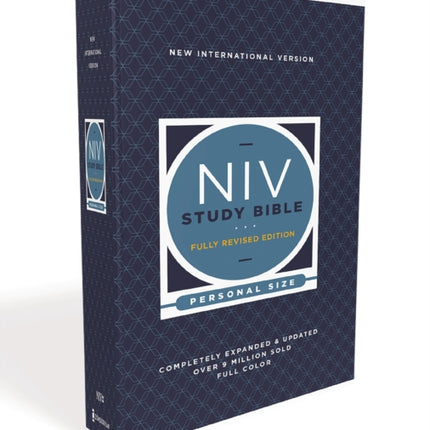 NIV Study Bible, Fully Revised Edition (Study Deeply. Believe Wholeheartedly.), Personal Size, Paperback, Red Letter, Comfort Print