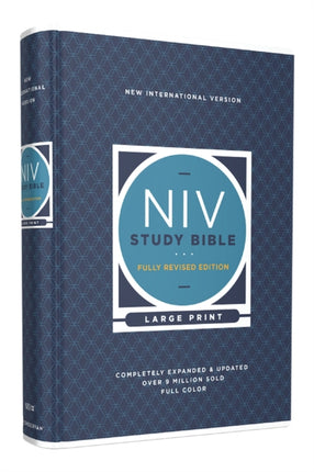 NIV Study Bible, Fully Revised Edition (Study Deeply. Believe Wholeheartedly.), Large Print, Hardcover, Red Letter, Comfort Print