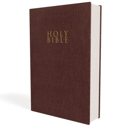 NIV, Gift and Award Bible, Leather-Look, Burgundy, Red Letter, Comfort Print