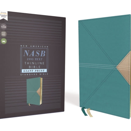 Nasb Thinline Bible Giant Print Leathersoft Teal