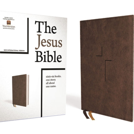 The Jesus Bible, NIV Edition, Leathersoft, Brown, Comfort Print