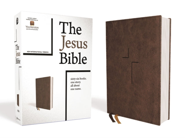 The Jesus Bible, NIV Edition, Leathersoft, Brown, Comfort Print