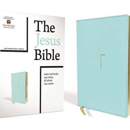 The Jesus Bible, NIV Edition, Leathersoft, Teal, Comfort Print