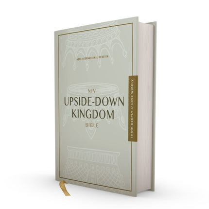 NIV UpsideDown Kingdom Bible Hardcover Gray Comfort Print