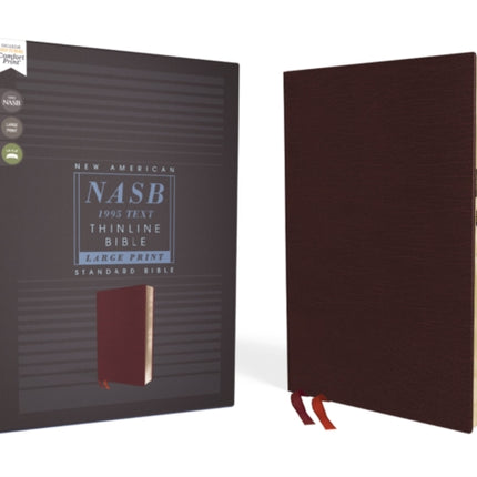 NASB Thinline Bible Large Print Bonded Leather