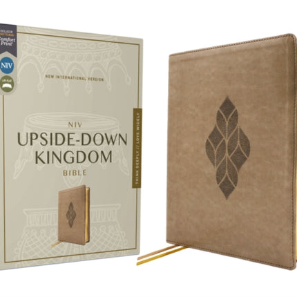 NIV UpsideDown Kingdom Bible Leathersoft Tan