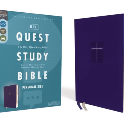 NIV Quest Study Bible Personal Size Leathersoft
