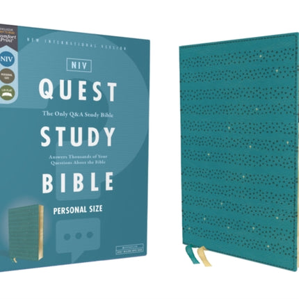 NIV Quest Study Bible Personal Size Leathersoft
