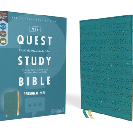 NIV Quest Study Bible Personal Size Leathersoft