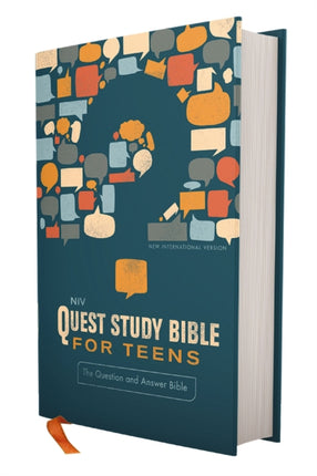 NIV Quest Study Bible for Teens Hardcover Navy Comfort Print