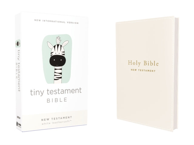 NIV, Tiny Testament Bible, New Testament, Leathersoft, White, Comfort Print