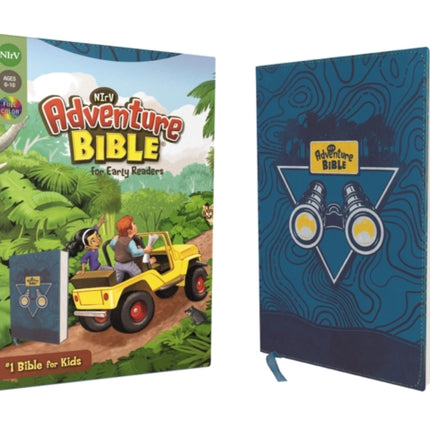 NIrV, Adventure Bible for Early Readers, Leathersoft, Blue, Full Color