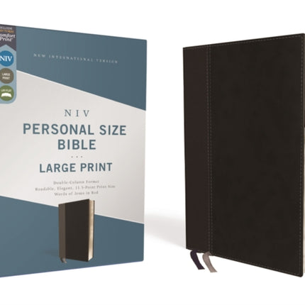 NIV Personal Size Bible Large Print Leathersoft