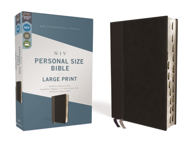 NIV Personal Size Bible Large Print Leathersoft