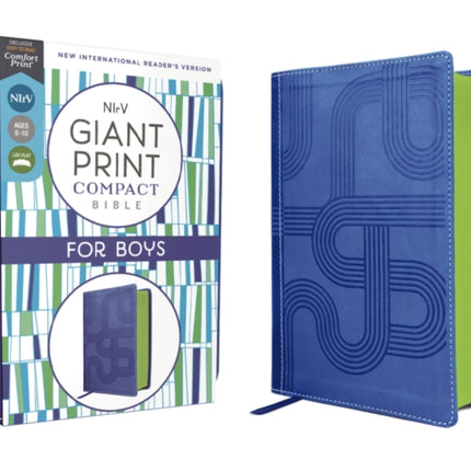 NIrV Giant Print Compact Bible for Boys