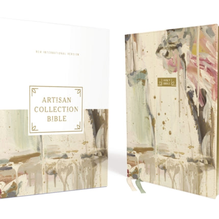 NIV Artisan Collection Bible Leathersoft MulticolorCream Red Letter Comfort Print