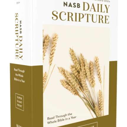 NASB Daily Scripture Super Giant Print Paperback