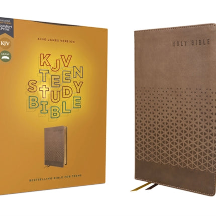 KJV, Teen Study Bible, Leathersoft, Brown, Comfort Print