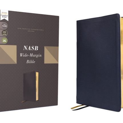 Nasb Wide Margin Bible Genuine Leather Calfskin