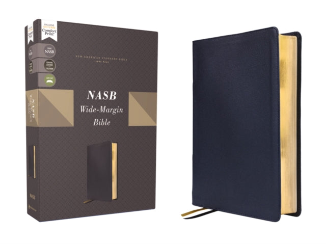 Nasb Wide Margin Bible Genuine Leather Calfskin