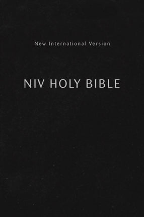 NIV, Holy Bible, Compact, Paperback, Black, Comfort Print