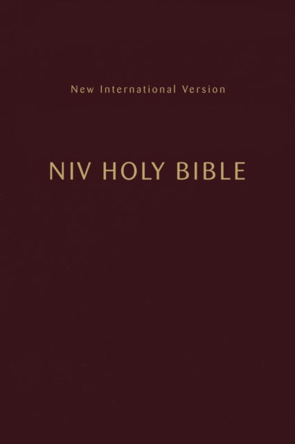 NIV, Holy Bible, Compact, Paperback, Burgundy, Comfort Print