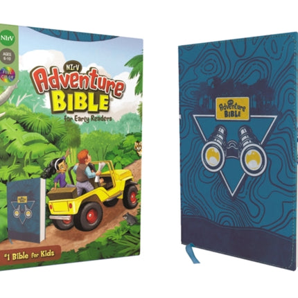 NIrV, Adventure Bible for Early Readers, Leathersoft, Blue, Full Color, Thumb Indexed Tabs