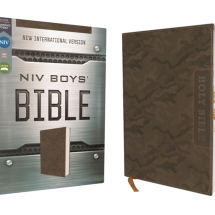 NIV Boys Bible Leathersoft Brown Camo Thumb