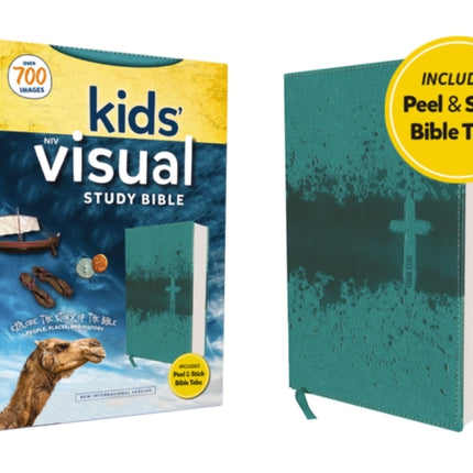 Niv Kids Visual Study Bible Leathersoft Teal Full