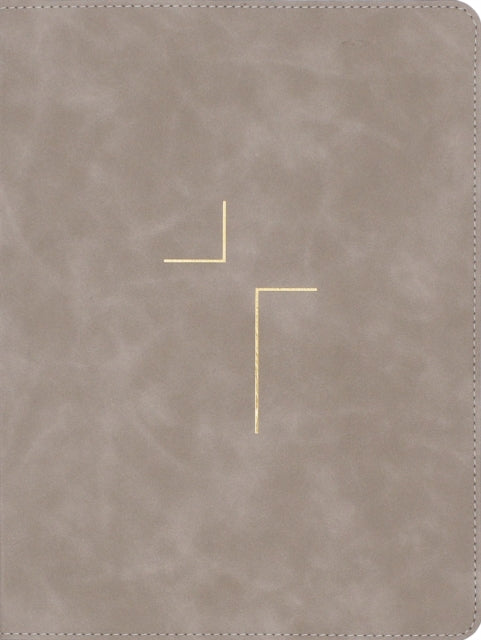 The Jesus Bible NIV Edition Leathersoft Stone Comfort Print