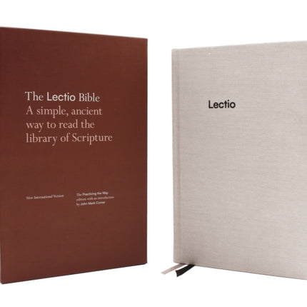 NIV Lectio Bible A simple ancient way to read the library of Scripture Cloth over Board