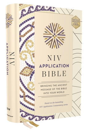 NIV Application Bible Hardcover MultiCream Red Letter Comfort Print