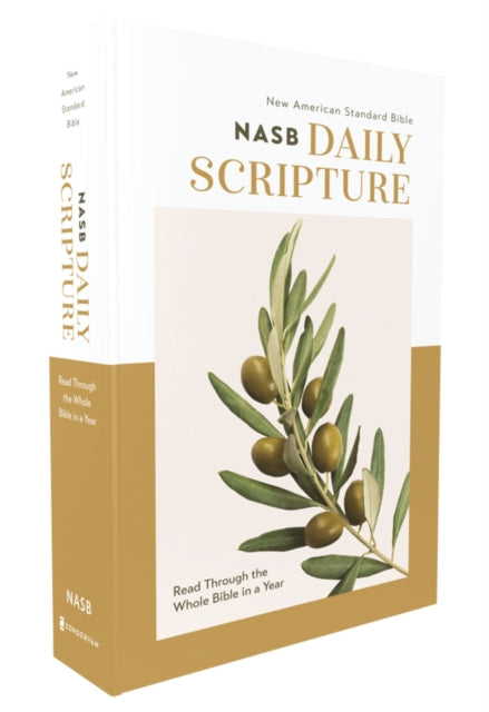 NASB Daily Scripture Paperback WhiteOlive 1995 Text Comfort Print