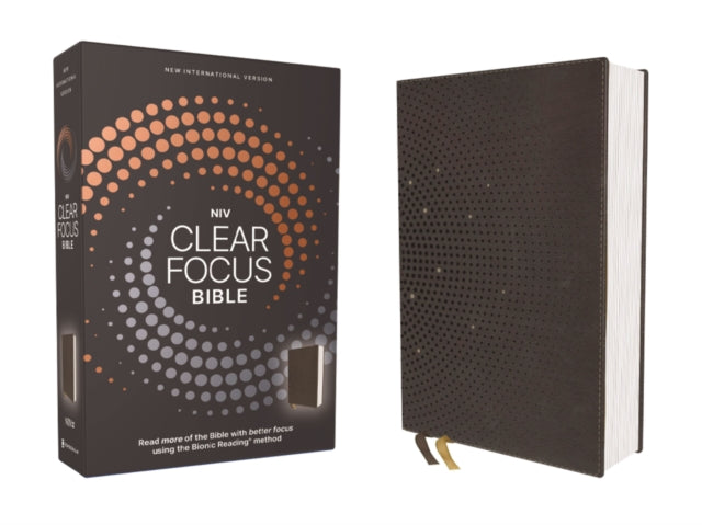 NIV Clear Focus Bible Leathersoft Brown
