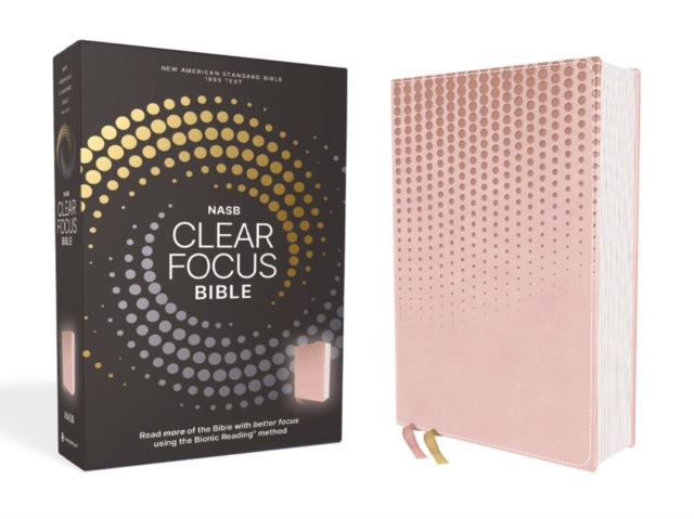 NASB Clear Focus Bible Leathersoft Pink