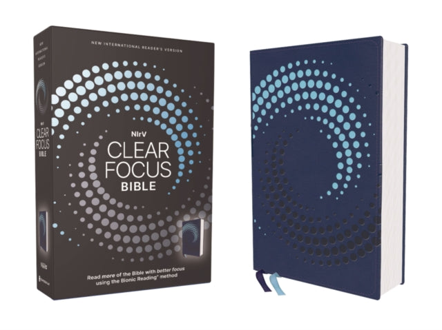 NIrV Clear Focus Bible Leathersoft Navy