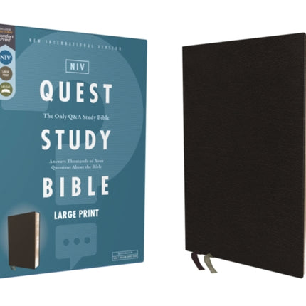 NIV Quest Study Bible Large Print Bonded Leather