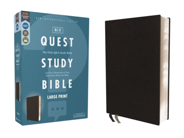 NIV Quest Study Bible Large Print Bonded Leather