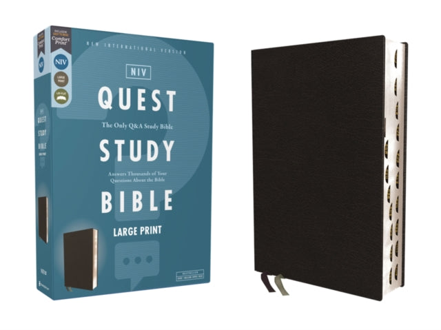 NIV Quest Study Bible Large Print Bonded Leather