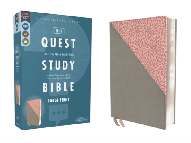 NIV Quest Study Bible Large Print Leathersoft