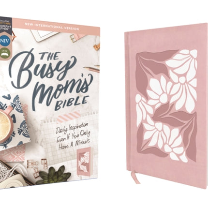NIV The Busy Moms Bible Leathersoft over Board Pink Red Letter Comfort Print