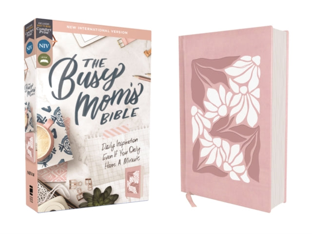 NIV The Busy Moms Bible Leathersoft over Board Pink Red Letter Comfort Print